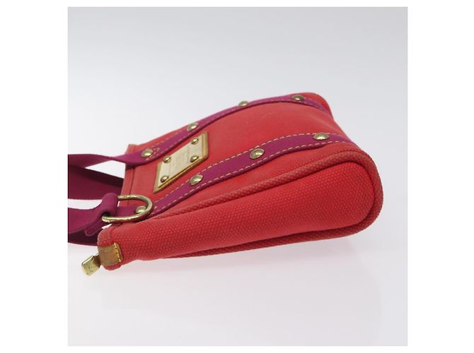LOUIS VUITTON Antigua Cabas PM Borsa Tote Canvas Rossa M40037 LV Auth ep9539 Rosso - vista 4