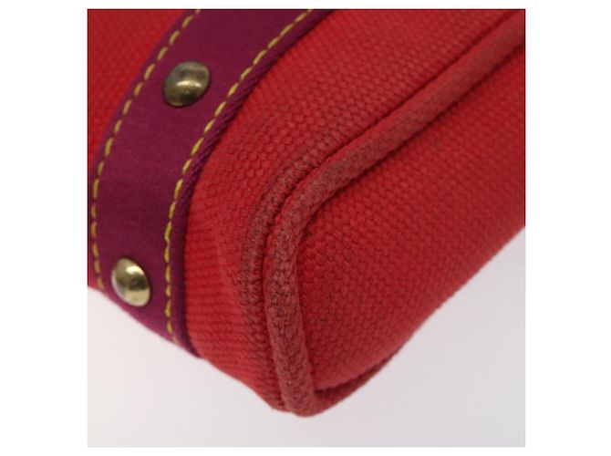 LOUIS VUITTON Antigua Cabas PM Borsa Tote Canvas Rossa M40037 LV Auth ep9539 Rosso - vista 9