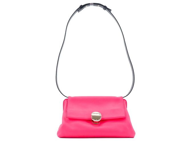 CHLOÉ - Borsa a spalla Chloé Penélope in pelle rosa liscia - vista 2