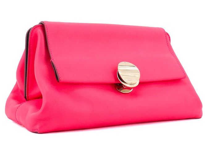 CHLOÉ - Borsa a spalla Chloé Penélope in pelle rosa liscia - vista 3