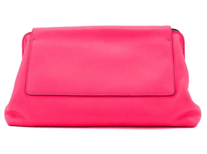 CHLOÉ - Borsa a spalla Chloé Penélope in pelle rosa liscia - vista 4