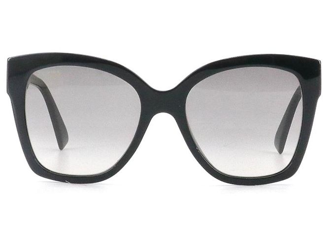 GUCCI - Occhiali da sole Gucci in plastica nera Nero - vista 2