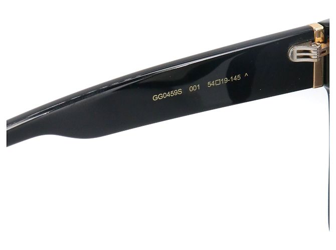 GUCCI - Occhiali da sole Gucci in plastica nera Nero - vista 5