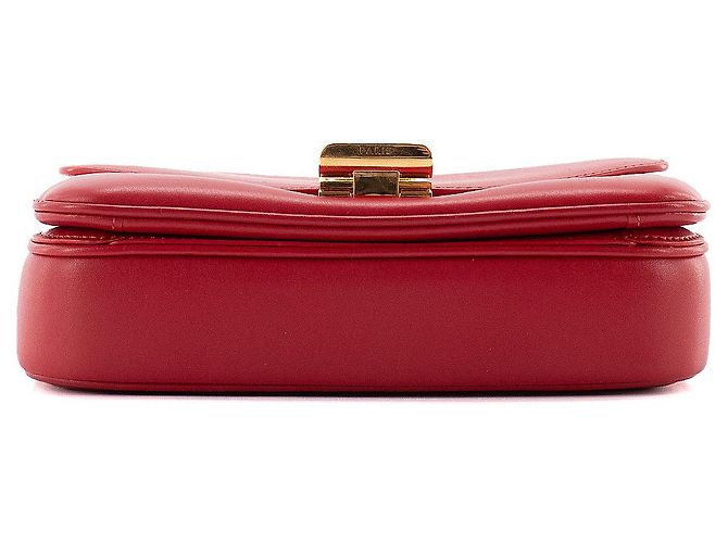 Céline CELINE - Borsa a spalla C Bag Celine in pelle liscia rossa Rosso - vista 4