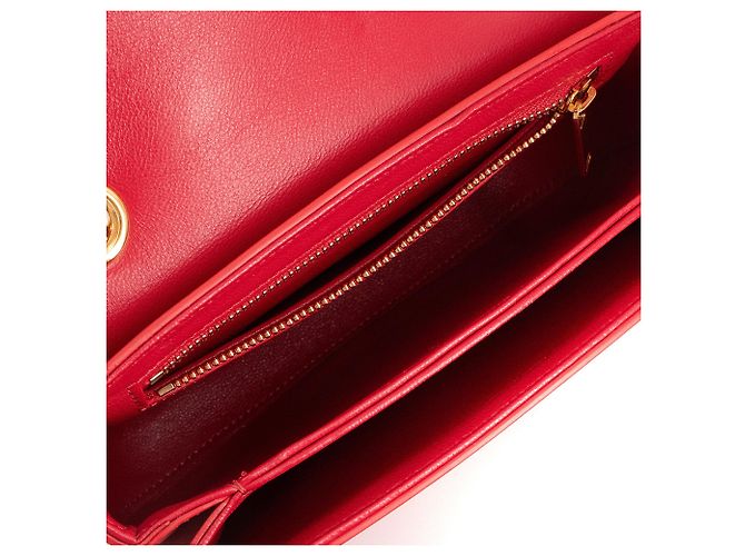 Céline CELINE - Borsa a spalla C Bag Celine in pelle liscia rossa Rosso - vista 7