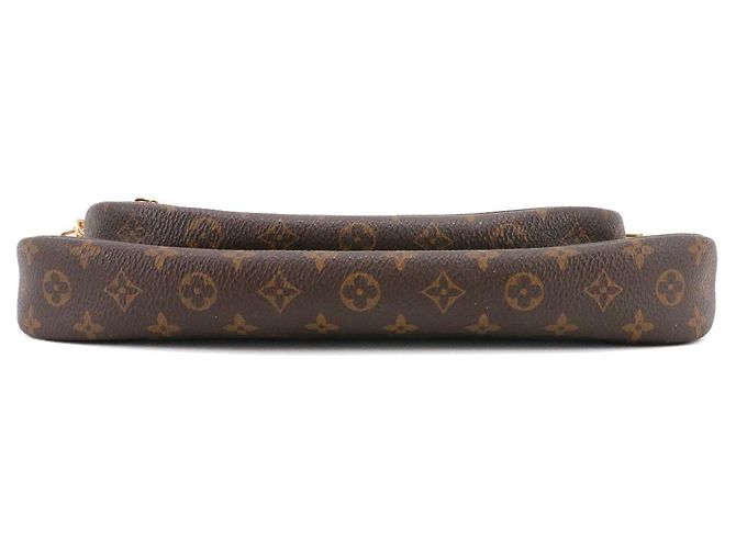 LOUIS VUITTON - Borsa a tracolla Multi pochettes accessori Louis Vuitton in tela monogrammata Marrone - vista 4
