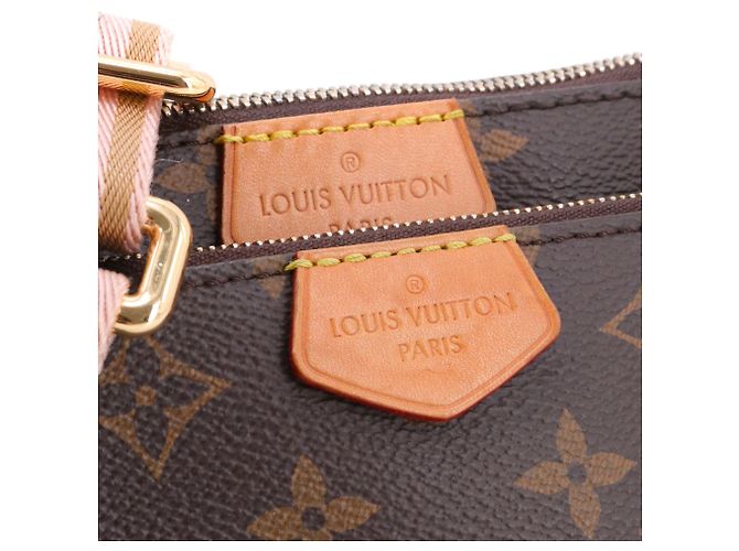 LOUIS VUITTON - Borsa a tracolla Multi pochettes accessori Louis Vuitton in tela monogrammata Marrone - vista 5