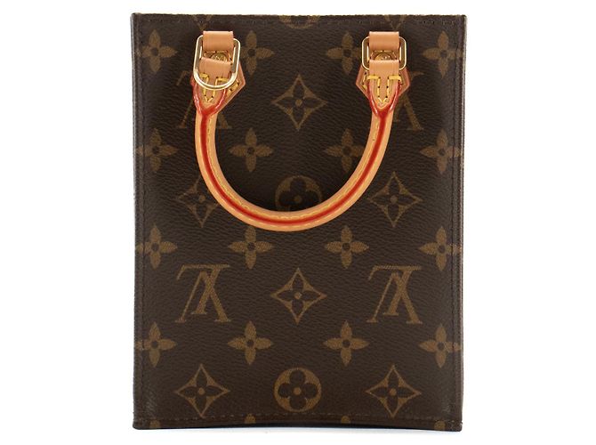 LOUIS VUITTON - Bolsa de ombro Cabas Plat PM Louis Vuitton em lona monogramada Marrom - vista 3