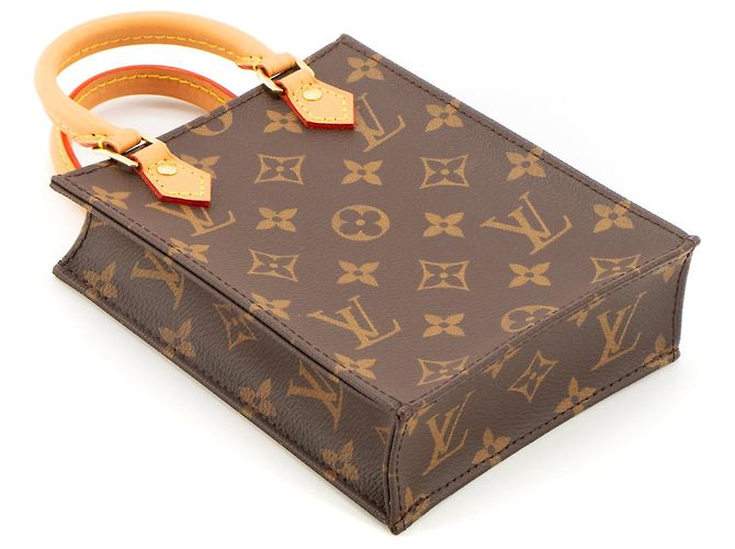 LOUIS VUITTON - Bolsa de ombro Cabas Plat PM Louis Vuitton em lona monogramada Marrom - vista 5