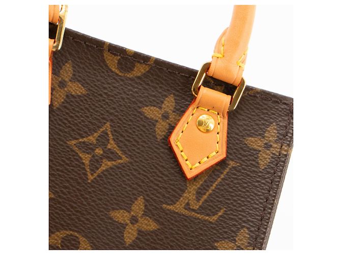 LOUIS VUITTON - Bolsa de ombro Cabas Plat PM Louis Vuitton em lona monogramada Marrom - vista 6