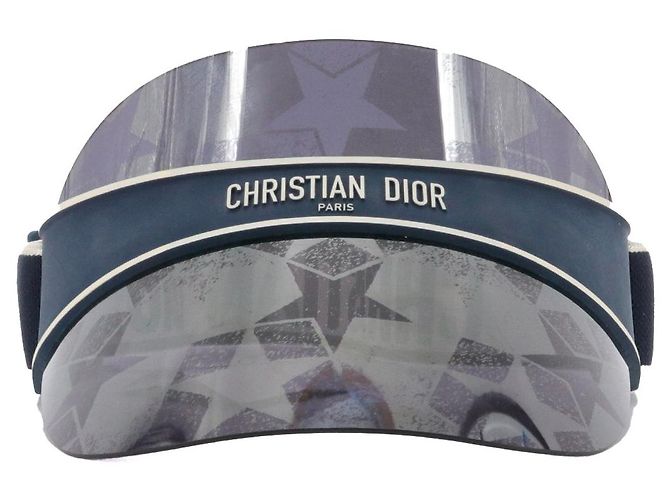 DIOR - Visiera DiorClub V1UXT Dior in plastica blu navy - vista 2