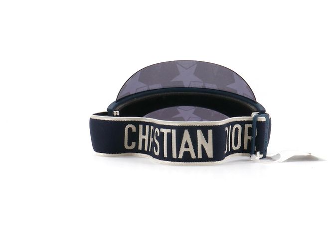 DIOR - Visiera DiorClub V1UXT Dior in plastica blu navy - vista 3