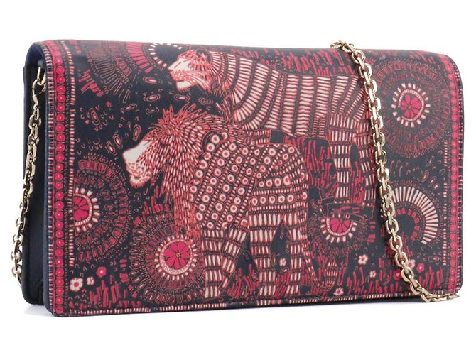 DIOR - Borsa a spalla Lady Dior in pelle fucsia Porpora - vista 2