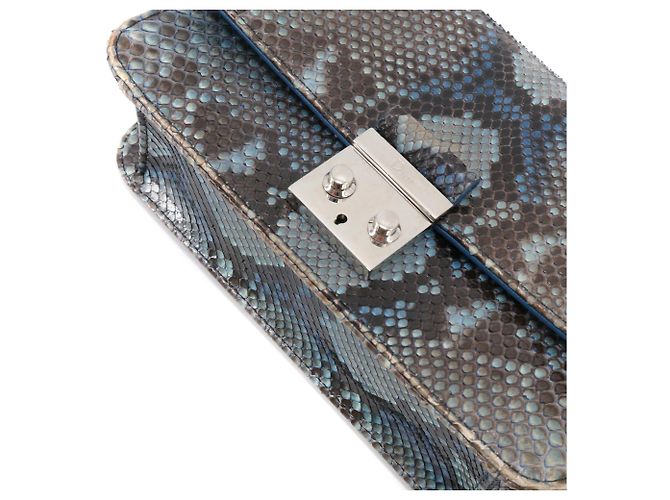 DIOR - Bolsa de ombro Miss Dior em python azul-cinza - vista 5