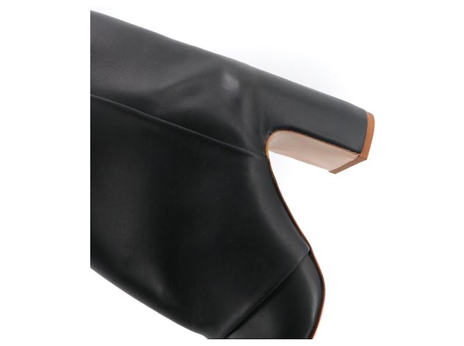 CHLOÉ - Stivaletti Chloé Parle in pelle nera (Taglia 36) Nero - vista 4