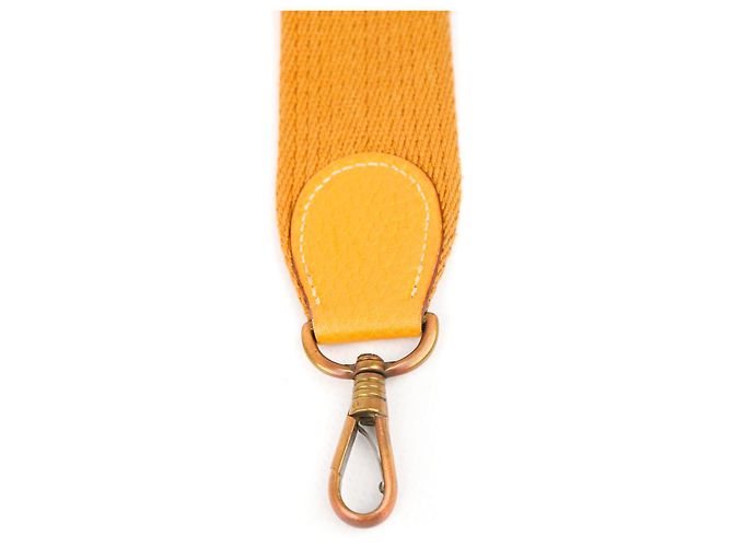 HERMÈS - Brauner Canvas-Schultergurt - Ansicht 3