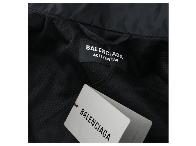 BALENCIAGA - Schwarze Nylonjacke (XS) - Ansicht 4