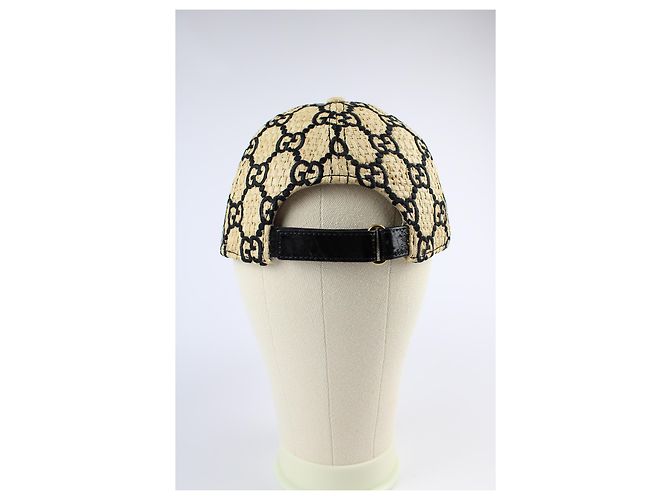 Gucci GG Monogramm Raphia Kappe beige - Ansicht 3