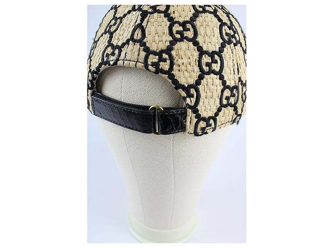 Gucci GG Monogramm Raphia Kappe beige - Ansicht 4