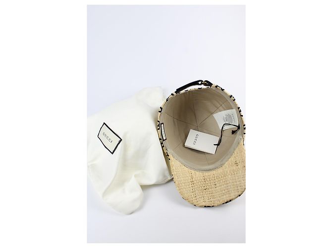 Gucci GG Monogramm Raphia Kappe beige - Ansicht 5