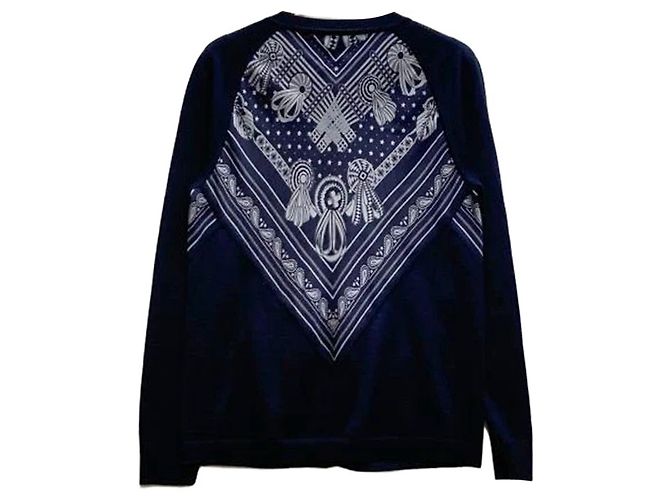 HERMÈS - Hermès Les Rubans du Cheval Cardigan aus marineblauer Seide und Kaschmir (Größe 34) - Ansicht 2
