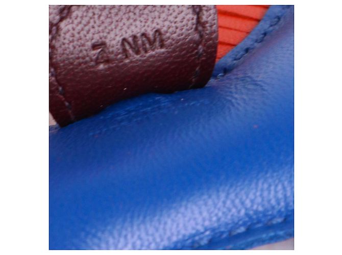 HERMÈS - Borsa Rodéo PM di Hermès in pelle blu - vista 5