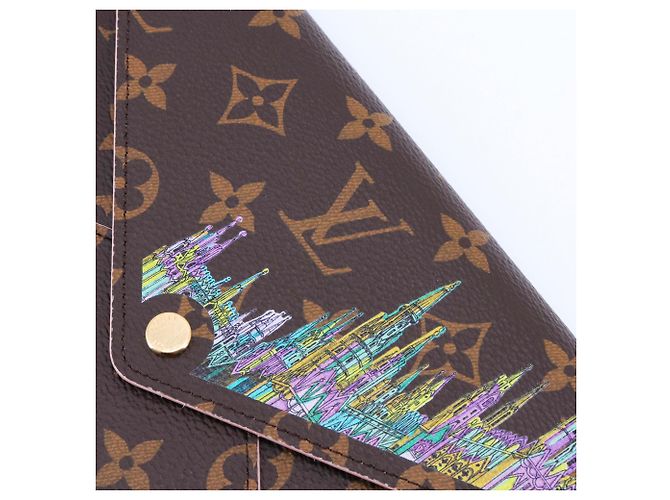 LOUIS VUITTON - Pochette Kirigami GM di Louis Vuitton a Milano 2019 in tela monogrammata Marrone - vista 3
