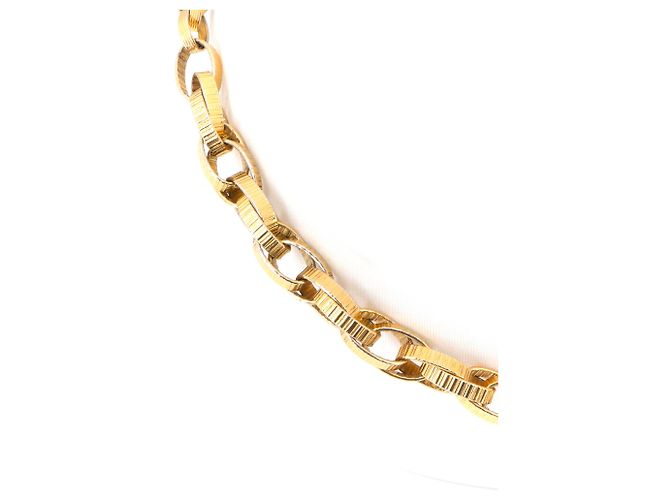 CHANEL - Chanel CC Medaillon Gürtel aus goldener Kette - Ansicht 3