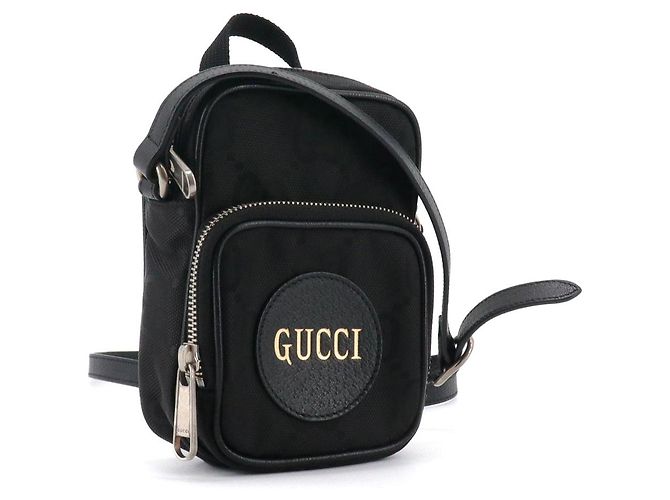 GUCCI - Borsa a spalla mini Gucci Off The Grid in tela monogrammata nera Nero - vista 2
