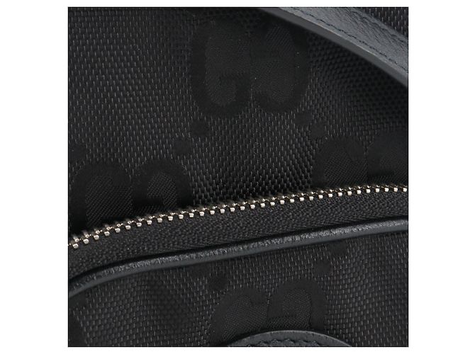 GUCCI - Borsa a spalla mini Gucci Off The Grid in tela monogrammata nera Nero - vista 7