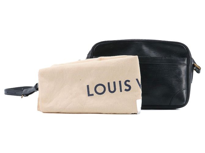 LOUIS VUITTON - Borsa a spalla Trocadéro Louis Vuitton in pelle Epi nera Nero - vista 11