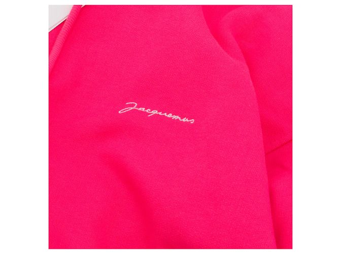 JACQUEMUS - El sudadera bordada Jacquemus en algodón rosa (XL) - vista 2