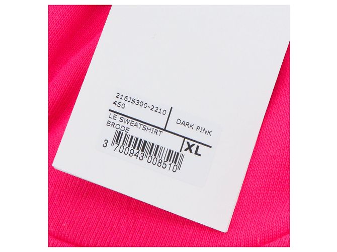 JACQUEMUS - El sudadera bordada Jacquemus en algodón rosa (XL) - vista 3