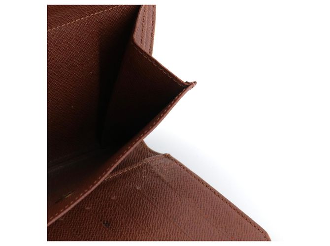 LOUIS VUITTON - Cartera Trésor Louis Vuitton en lona monogramada Castaño - vista 10