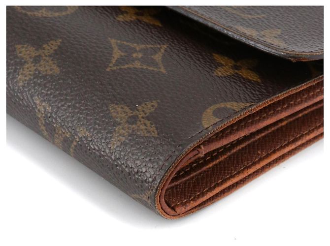 LOUIS VUITTON - Cartera Trésor Louis Vuitton en lona monogramada Castaño - vista 5