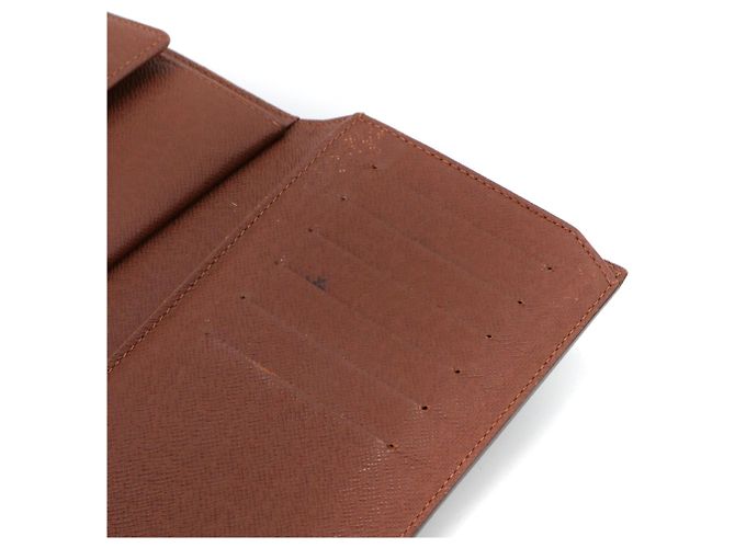 LOUIS VUITTON - Cartera Trésor Louis Vuitton en lona monogramada Castaño - vista 9