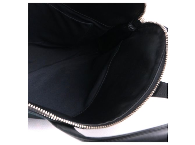 HERMÈS - Borsa Hermès Ibu in tela nera Nero - vista 9