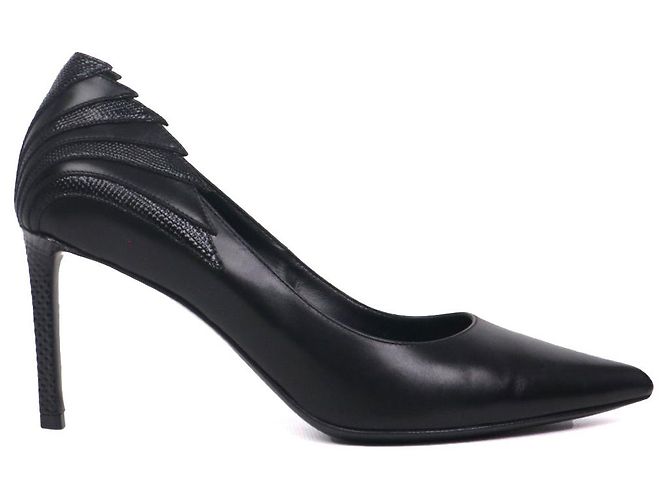 CELINE - Schwarze Lederpumps von Céline (Größe 37) - Ansicht 2