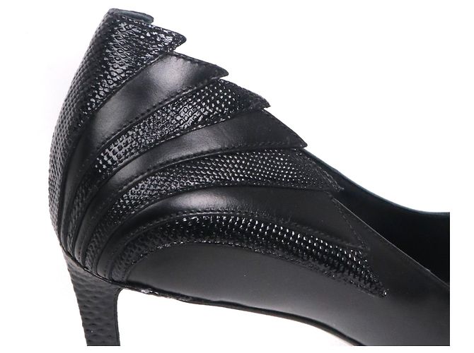 CELINE - Schwarze Lederpumps von Céline (Größe 37) - Ansicht 3