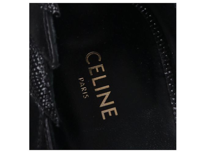 CELINE - Schwarze Lederpumps von Céline (Größe 37) - Ansicht 5
