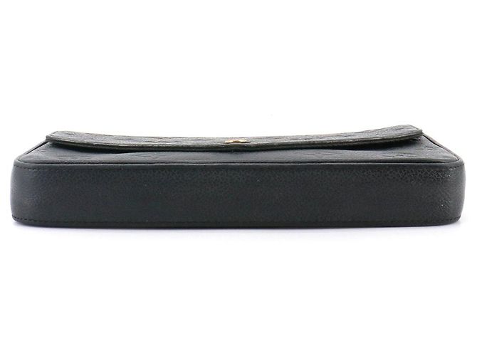 Pochette Félicie LOUIS VUITTON - Pochette Felicie di Louis Vuitton in pelle empreinte nera Nero - vista 4