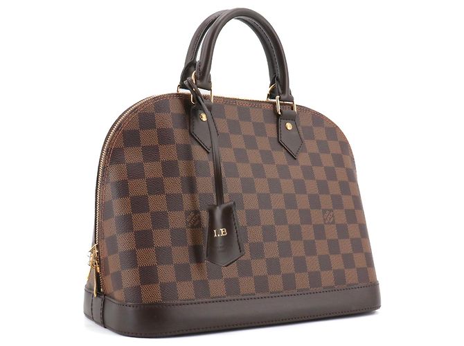 LOUIS VUITTON - Bolsa Louis Vuitton Alma PM em canvas xadrez ébano - vista 2