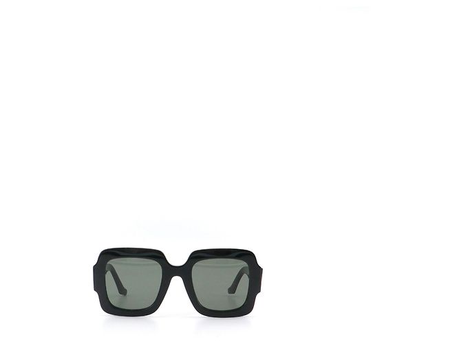 Occhiali da sole GG Gucci in plastica nera Nero - vista 2