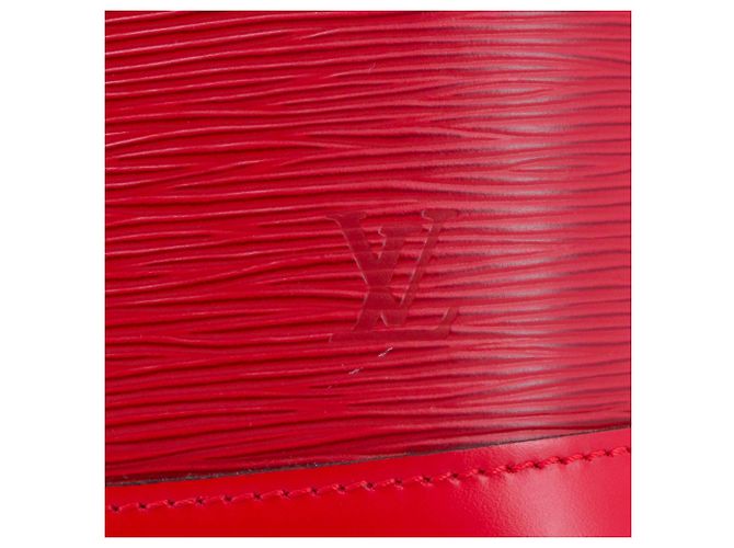 LOUIS VUITTON - Borsa Louis Vuitton Alma PM in pelle Epi rossa Rosso - vista 5