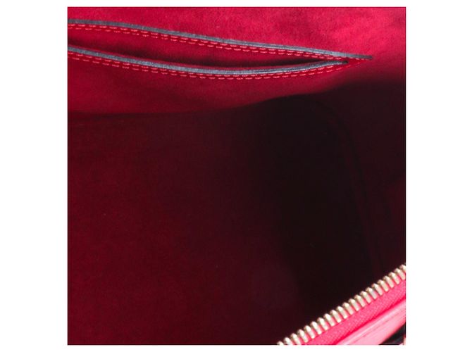 LOUIS VUITTON - Borsa Louis Vuitton Alma PM in pelle Epi rossa Rosso - vista 9