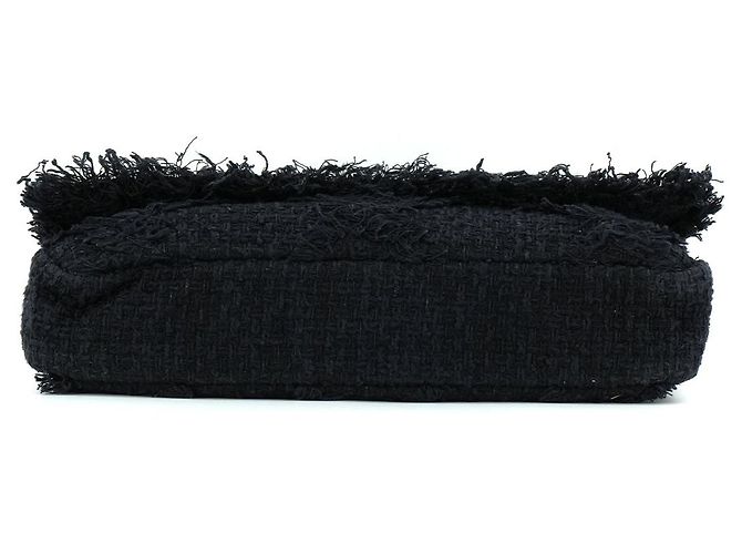 CHANEL - Borsa a spalla Chanel Natura in tweed blu navy - vista 5