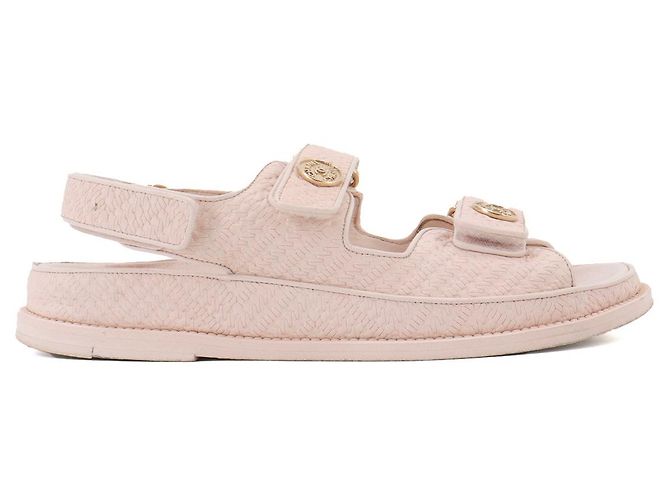 CHANEL - Sandali Dad Shoes Chanel in pelle rosa (T38) - vista 2