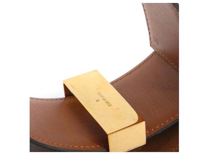 HERMÈS - Hermès Collier de Chien Gürtel aus schwarzem Leder (T70) - Ansicht 5