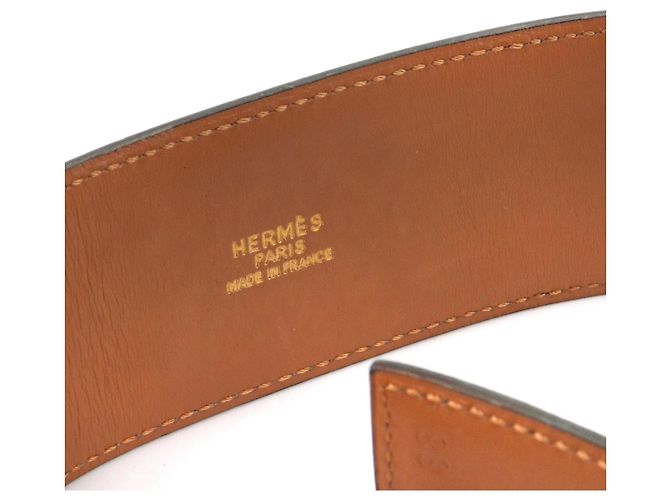 HERMÈS - Hermès Collier de Chien Gürtel aus schwarzem Leder (T70) - Ansicht 6