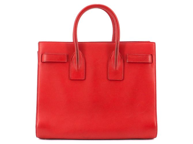 Jour SAINT LAURENT - Piccola borsa da giorno Saint Laurent in pelle rossa Rosso - vista 3